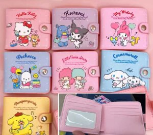 Гаманці C 70894 ЦІНА ЗА 12 ШТУК В УПАКОВЦІ, герої, розмір - 11х1х9 см, кнопкова застібка, кишеня для купюр, 4 кишені