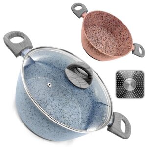 Каструля з кришкою лита "Granite" інд. дно 26*11см Besser 10376-26 [Склад зберігання: Одеса №3]