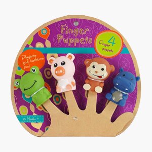 Пальчиковий театр 9992 , 4 тварини, на листі [Склад зберігання: Одеса №4]