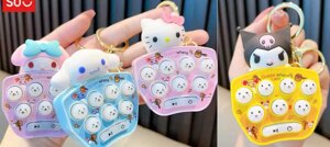 Брелок C 70879 ЦІНА ЗА 12 ШТУК В БЛОЦІ, герой, металева фурнітура, підсвічування, звуки, на батарейках, пальчикова гра,