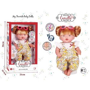 Лялька DH 2365 C м’якотіла, гумова, музичний чіп, висота 33 см, в коробці [Склад зберігання: Одеса №4]