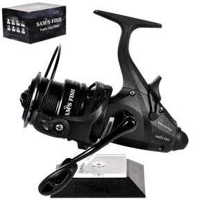 Котушка карпова з бейтранером "Trophy carp" 7000 6+1bb 5.1:1 2 шпулi метал./графiт Stenson SF24340-7 [Склад зберігання: