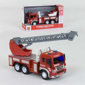 Спецтехника WY 350 B "Пожарная машина" (24) инерция, свет, звук, в коробке [Склад зберігання: Одеса №4]