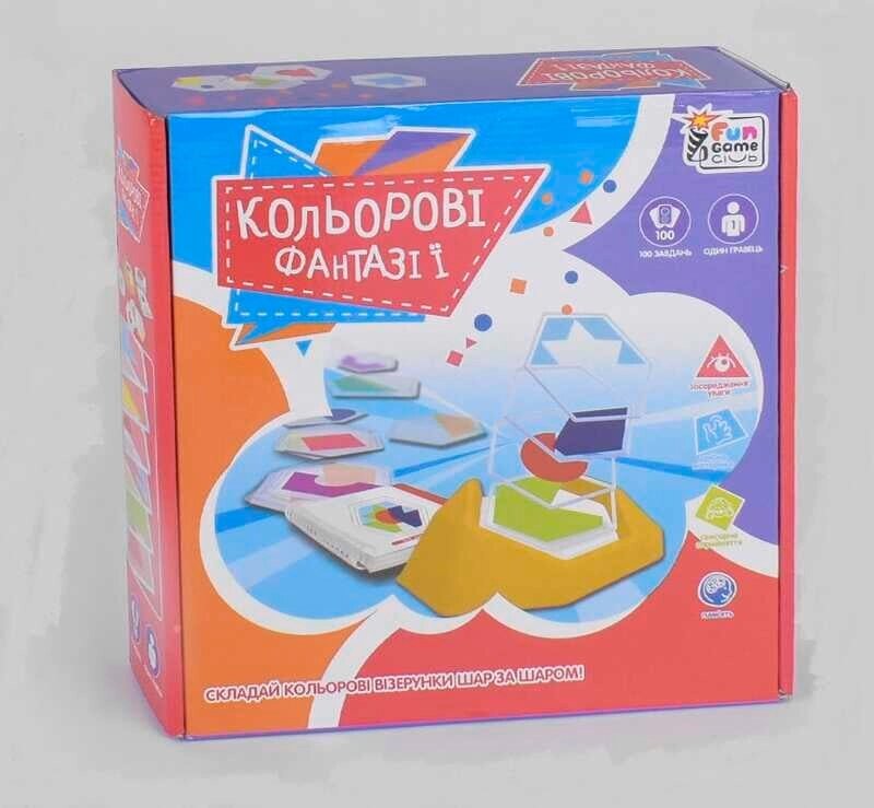 Розвиваюча гра UKВ-В 0041 "Кольорові фантазії" (12) "4FUN Game Club" в коробці [Склад зберігання: Одеса №4] від компанії CD-Market - фото 1