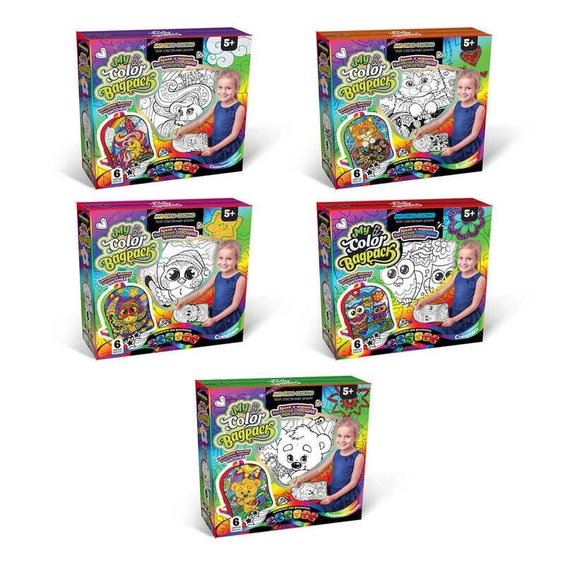 Рюкзак-розмальовка "My Color BagPack" СВР-01-01,02,03,04,05 (5) "Danko Toys" [Склад зберігання: Одеса №4] від компанії CD-Market - фото 1