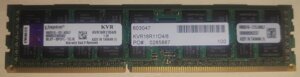 Серверна оперативна пам'ять Kingston 8 GB DDR3 1600 MHz (KVR16R11D4/8) (б/в, перевірена, повністю робоча, ціна за 1