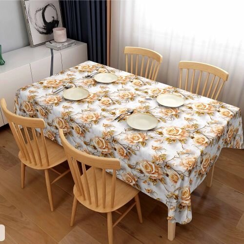 Скатертина-клейонка ПВХ 3-хшар. глянсова на тканевій основі Glossy Stenson MA-5972 [Склад зберігання: Одеса №3] від компанії CD-Market - фото 1