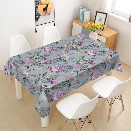 Скатертина-клейонка ПВХ 3-хсл. глянсова на тканевій основе GlossyN 1.37*20м Stenson MA-5907 [Склад зберігання: Одеса №3] від компанії CD-Market - фото 1