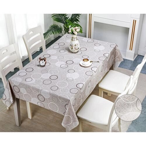 Скатертина-клейонка ПВХ 3-хсл. глянсова на тканевій основе GlossyN 1.37*20м Stenson MA-5910A [Склад зберігання: Одеса від компанії CD-Market - фото 1