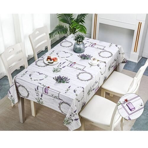 Скатертина-клейонка ПВХ 3-хсл. глянсова на тканевій основе GlossyN 1.37*20м Stenson MA-5911 [Склад зберігання: Одеса №3] від компанії CD-Market - фото 1