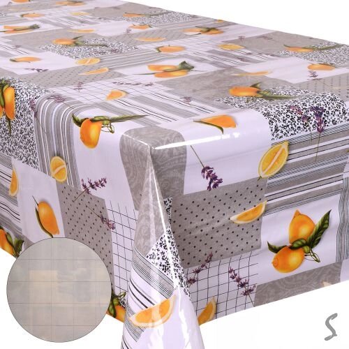 Скатертина-клейонка ПВХ 3-хсл. у рулоні на нетканій основі Retro-Lux 1.40*20м Stenson MA-5562 [Склад зберігання: Одеса від компанії CD-Market - фото 1