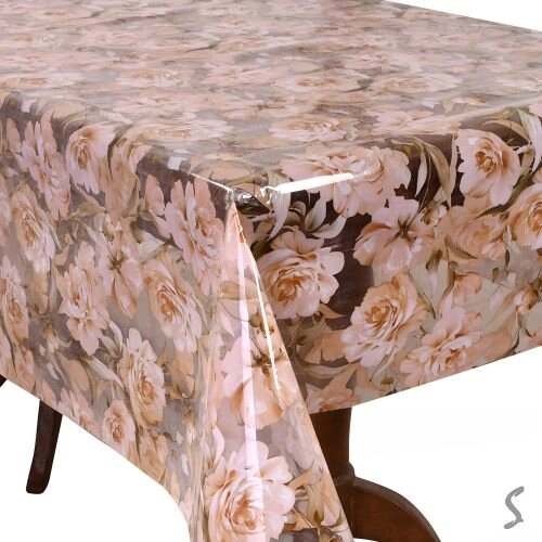 Скатертина-клейонка ПВХ силікон "France" 1.40*30м Stenson MA-5516 [Склад зберігання: Одеса №3] від компанії CD-Market - фото 1