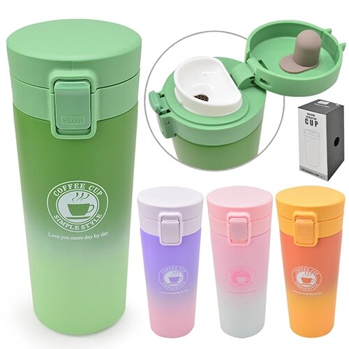 Склянка-термос "Coffe cup" 350мл Stenson (MT-3897-0.35) [Склад зберігання: Одеса №3] від компанії CD-Market - фото 1