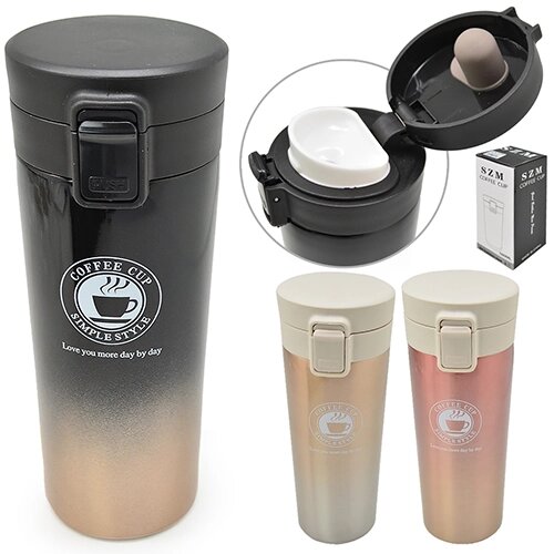 Склянка-термос "Coffee time" 350мл Stenson (MT-3898-0.35) [Склад зберігання: Одеса №3] від компанії CD-Market - фото 1