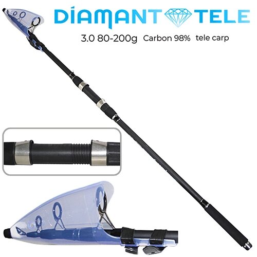 Спінінг телекарп "Diamant" 80-200г 3.0м Sams Fish (SF24079) [Склад зберігання: Одеса №1] від компанії CD-Market - фото 1