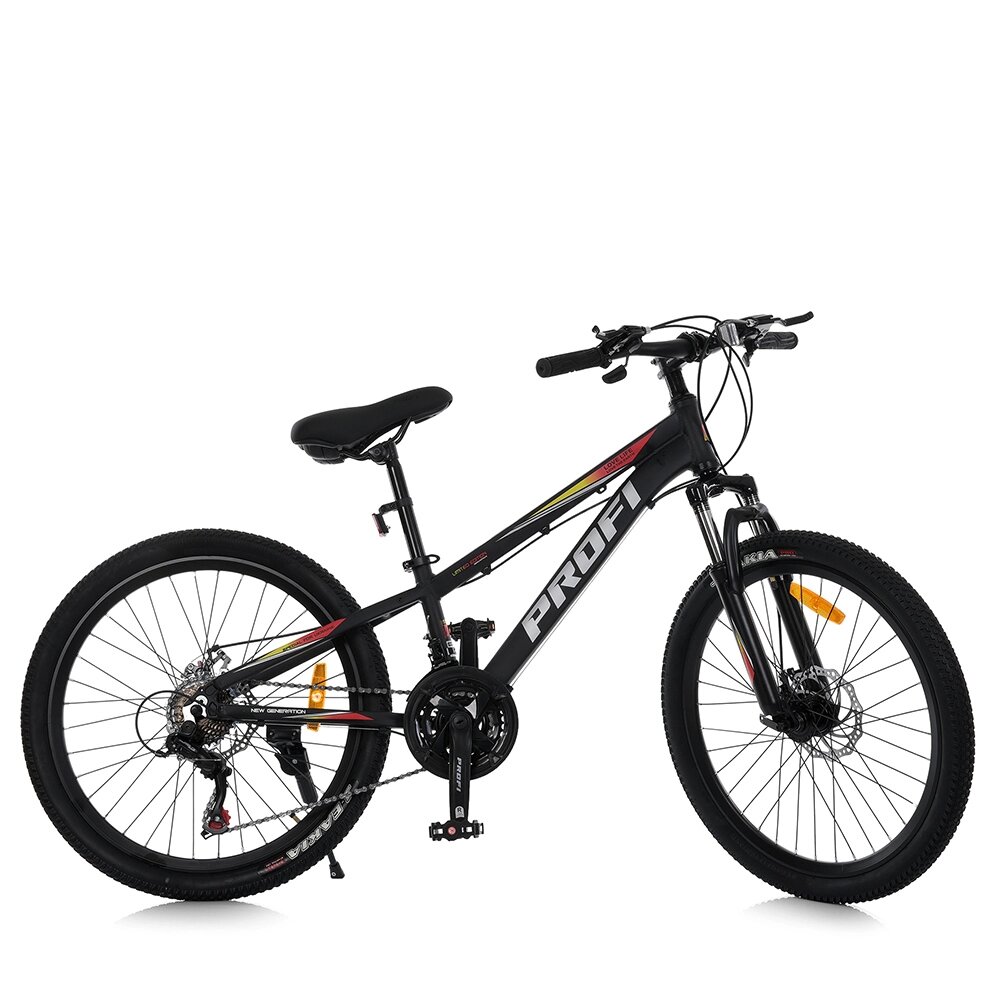 Спортивний велосипед Profi MTB2401-2 ( коліс: 24", 21 швидкість, алюмінієва рама: 11", швидкознімні колеса) [Склад від компанії CD-Market - фото 1