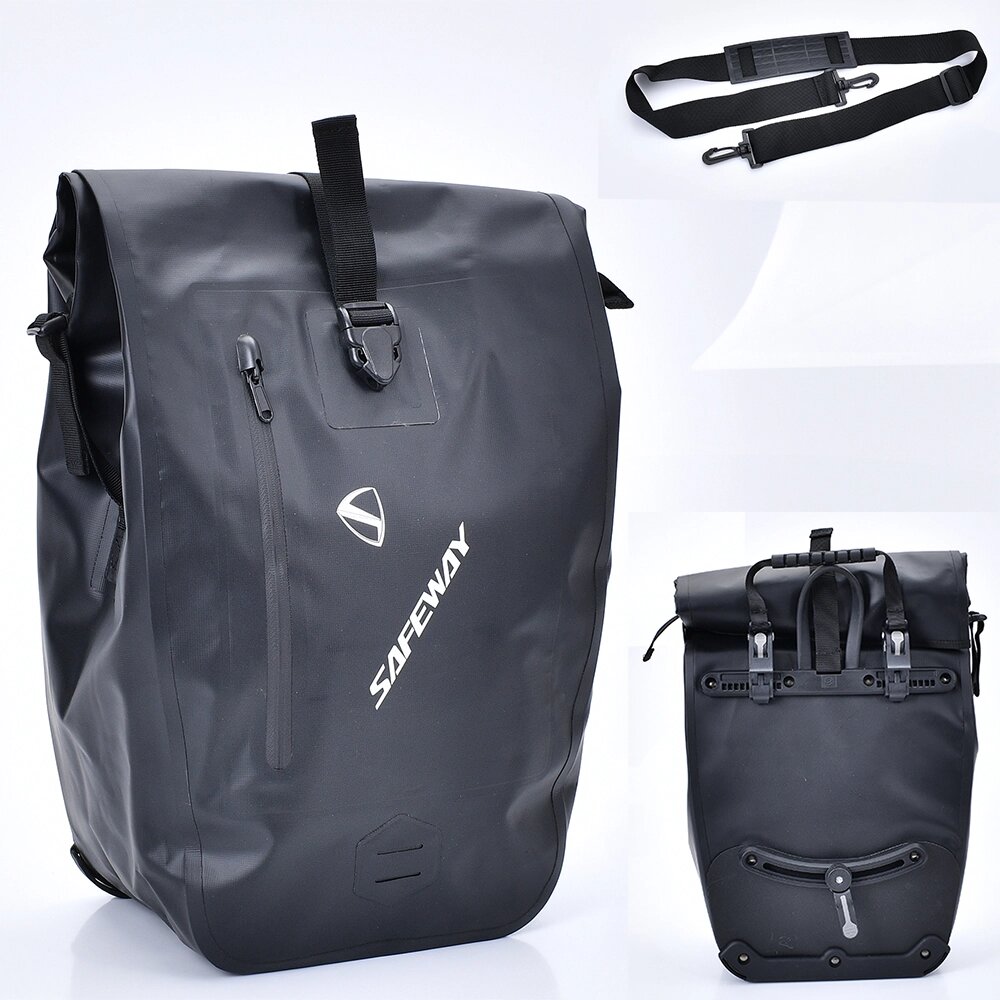 Сумка багажника для електровелоcипеда Safeway MEB 700C NOVA TRUNK BAG BLACK [Склад зберігання: Одеса №2] від компанії CD-Market - фото 1