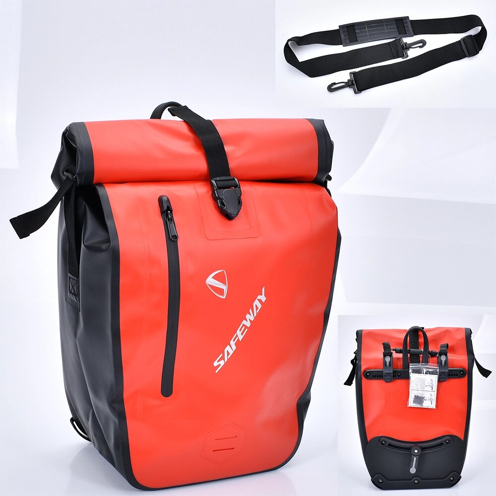 Сумка багажника для електровелоcипеда Safeway MEB 700C NOVA TRUNK BAG RED [Склад зберігання: Одеса №2] від компанії CD-Market - фото 1