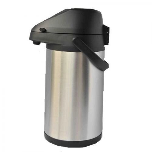 Термос Stenson MT-0950 «Економ» (4 літра, матеріал колби і корпусу: нержавіюча харчова сталь, помпа з кнопкою від компанії CD-Market - фото 1