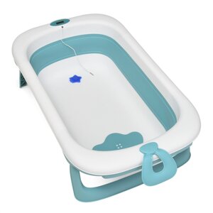 Ванночка для немовлят El Camino ME 1106 T-CONTROL Blue (23*51*87 см., складна) Склад зберігання: Одеса №2]