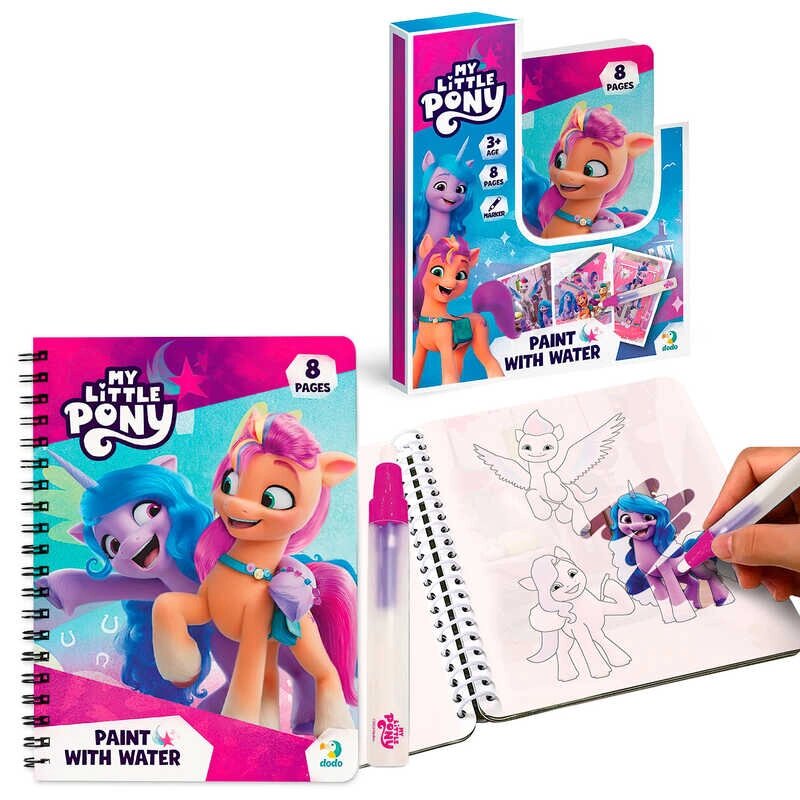Водна розмальовка "My Little Pony" 200445 "DoDo", 8 сторінок, маркер [Склад зберігання: Одеса №4] від компанії CD-Market - фото 1