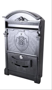 Поштова скринька чорний з поштовим гербом Англії 18 століття