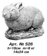 Фігури тварин «Заєць» 14х24 см, Н=18 см арт. 526
