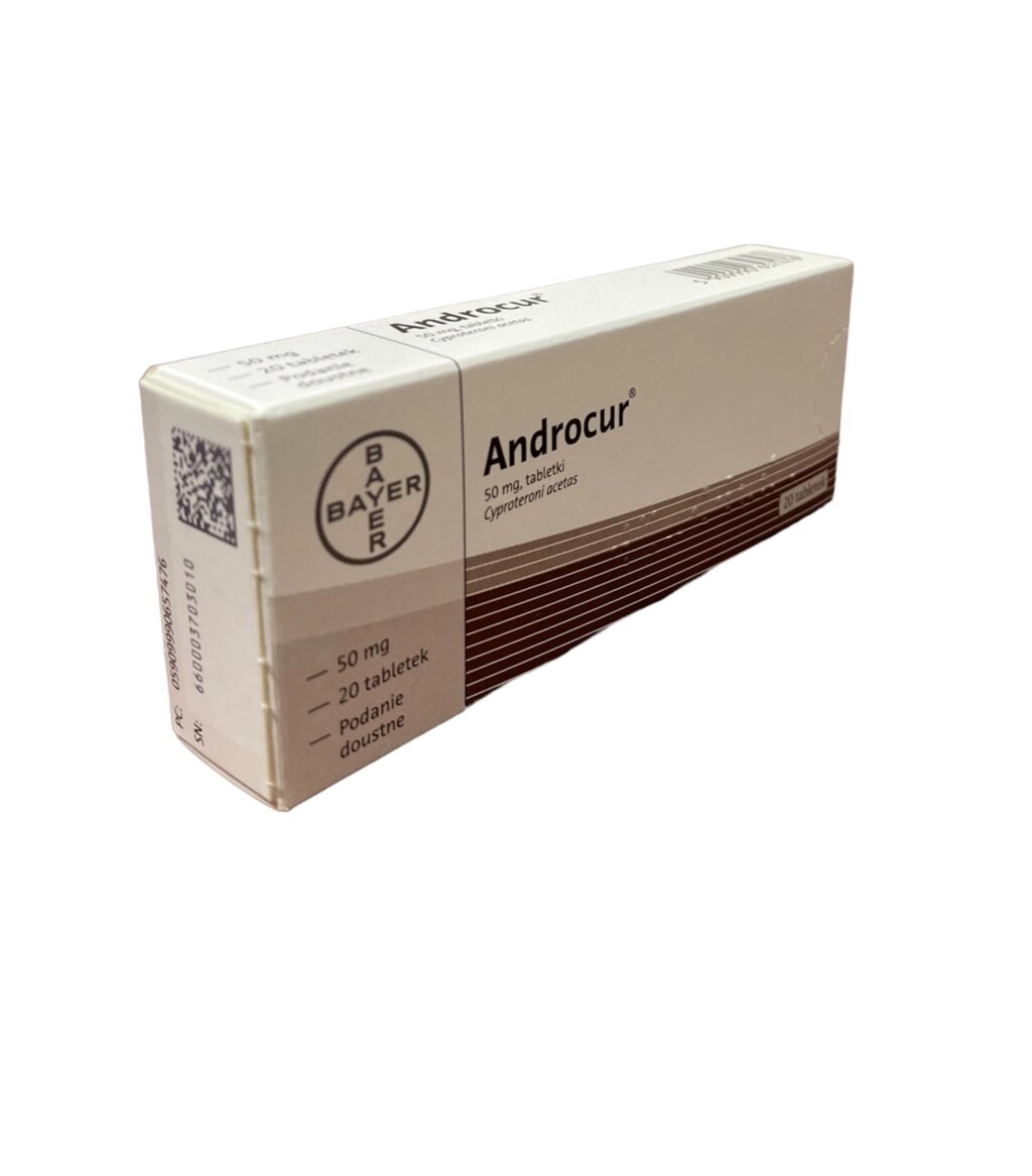 Андрокур 50 мг, 20 таблеток від компанії Сервіс резерву та доставки Будь Здоров - фото 1