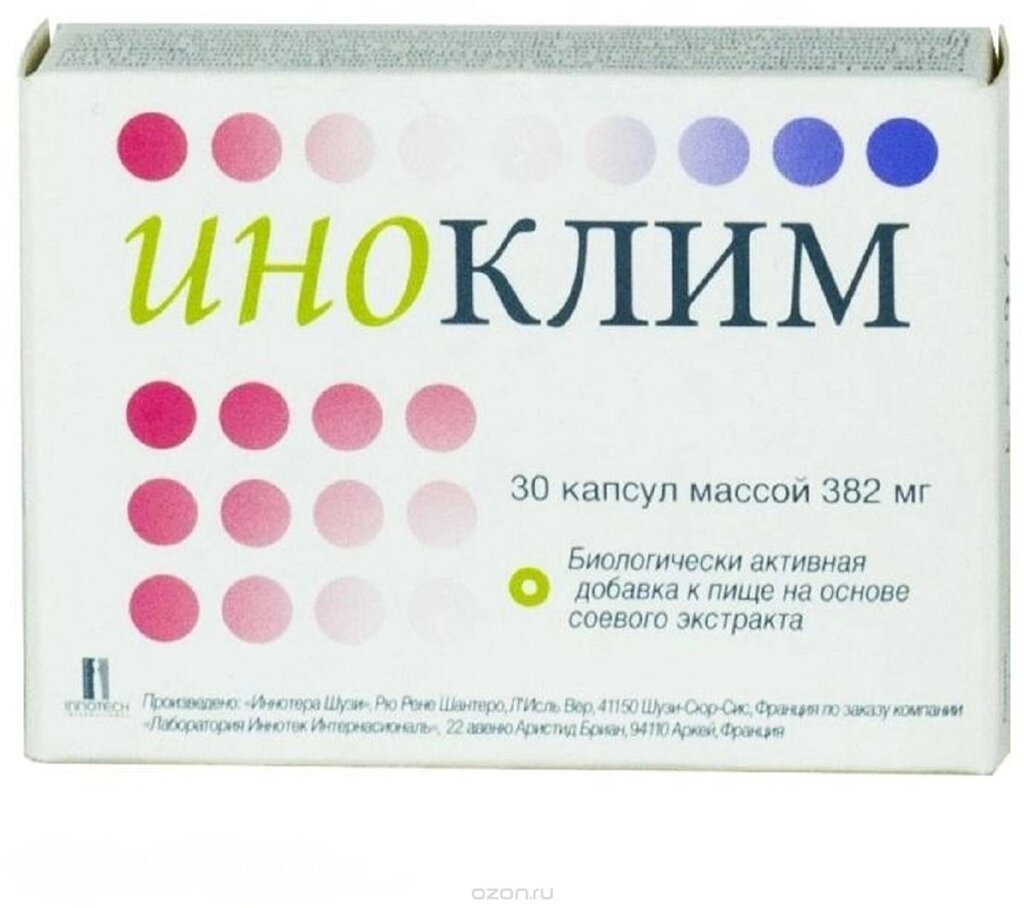 Іноклім капс. №30, Иннотек Інтернейшнал (Франція). від компанії Сервіс резерву та доставки Будь Здоров - фото 1