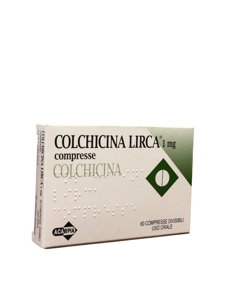 Колхицин Лирка в Кременчуге купить недорого. Таблетки Колхицин 1 мг ##от компании## Сервис резерва и доставки Будь Здоров - ##фото## 1