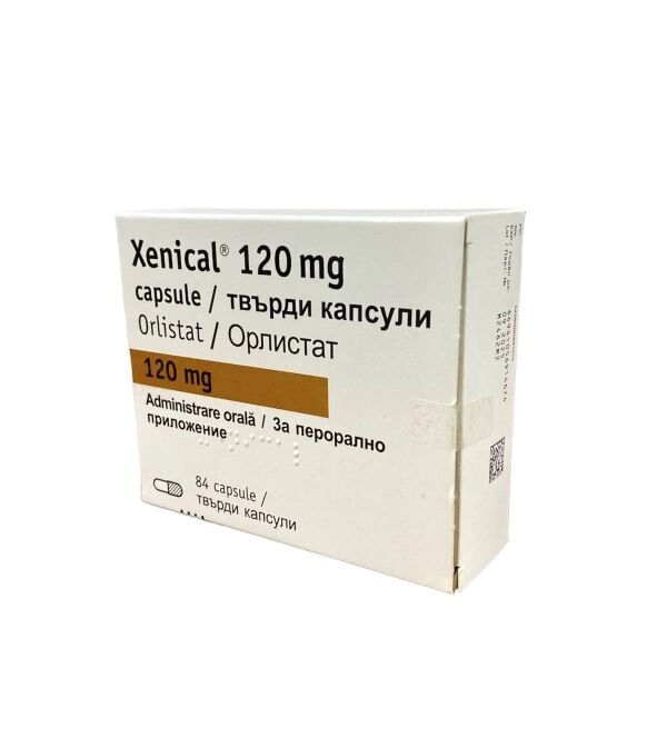 Ксенікал ( Орлістат ) капсули 120 мг № 84 від компанії Сервіс резерву та доставки Будь Здоров - фото 1