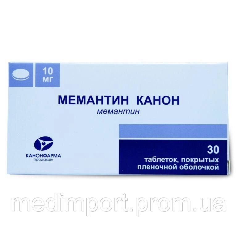 Мемантин Канон 10 мг 30 шт від компанії Сервіс резерву та доставки Будь Здоров - фото 1