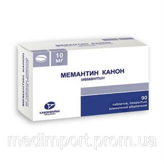 Мемантин Канон 10 мг 90 шт від компанії Сервіс резерву та доставки Будь Здоров - фото 1