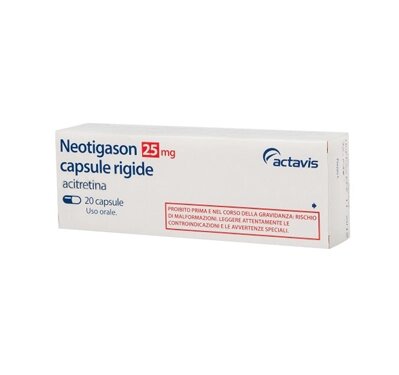 Неотігазона (NEOTIGASON) 20 капсул 25 мг від компанії Сервіс резерву та доставки Будь Здоров - фото 1