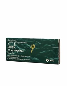 Лівіал 2.5 мг купити в Маріуполі за низькою ціною в інтернеті