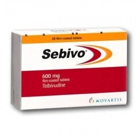 Себіво / Sebivo (тельбівудін) 600 мг, №28. ( "NOVARTIS" Швейцарія) від компанії Сервіс резерву та доставки Будь Здоров - фото 1
