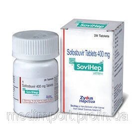 Совіхеп Sovihep софосбувір 400 мг №28 від компанії Сервіс резерву та доставки Будь Здоров - фото 1