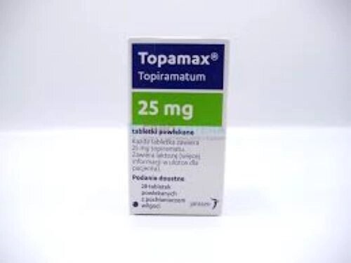 Топамакс ( Topamax ) 25 мг, 28 табл від компанії Сервіс резерву та доставки Будь Здоров - фото 1