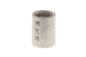 Муфта з внутрішньою різьбою BSP 1/4" BSP, AISI 316