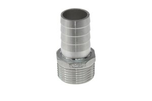 Фітинг з зовн. різьбою 2.1/2" BSPT, під шланг 2.1/2", AISI 316