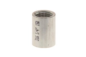 Муфта з внутрішньою різьбою BSP 1/4" BSP, AISI 316