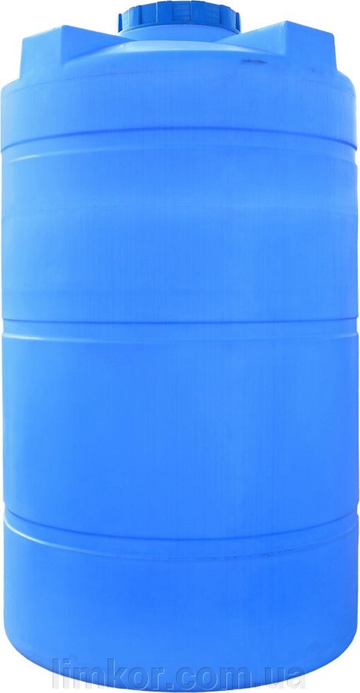Ємність 2500 л вертикальна ПБ блакитна від компанії ВТК Біотехнолог (бочки, септик, бак, біотуалет, гірки) Limkor. com. ua - фото 1
