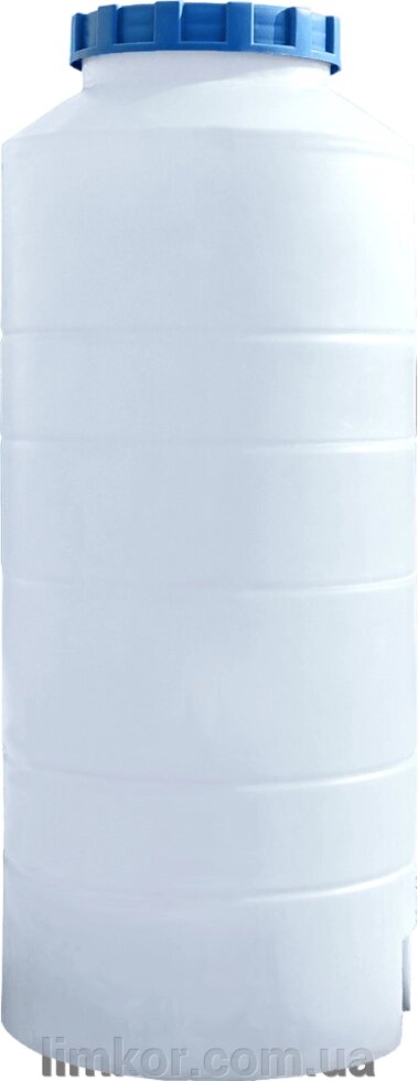 Ємність 300 л вузька вертикальна ВО ПБ біла від компанії ВТК Біотехнолог (бочки, септик, бак, біотуалет, гірки) Limkor. com. ua - фото 1