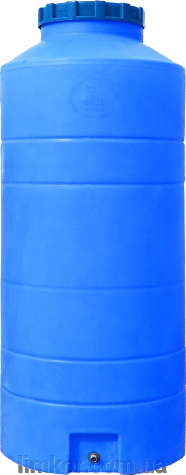 Ємність 400 л вертикальна ВО ПБ блакитна від компанії ВТК Біотехнолог (бочки, септик, бак, біотуалет, гірки) Limkor. com. ua - фото 1