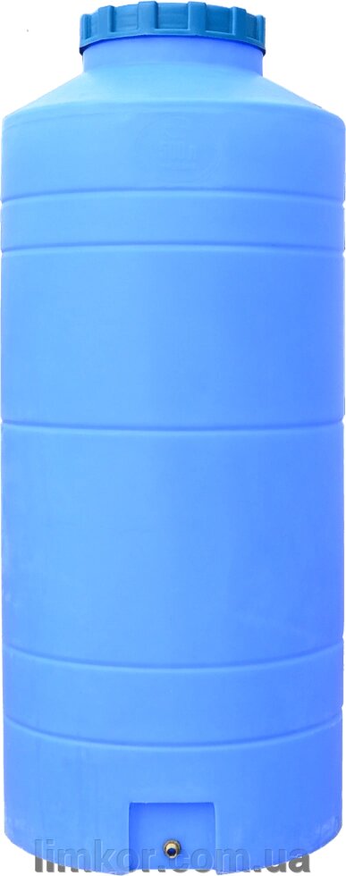 Ємність 500 л вузька вертикальна ВО ПБ блакитна від компанії ВТК Біотехнолог (бочки, септик, бак, біотуалет, гірки) Limkor. com. ua - фото 1