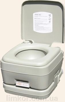 Біотуалет, туалет на кемпінг портативний 10л з поршневим насосом 3010 T - опис