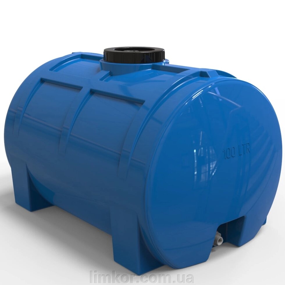 Пластиковая емкость для воды 100 л горизонтальная ##от компании## ВТК Біотехнолог (бочки, септик, бак, біотуалет, горки) Limkor. com. ua - ##фото## 1