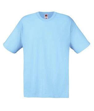 Чоловіча футболка хлопок блакитна 082-YT від компанії Інтернет-магазин молодіжного одягу "Bagsmen" - фото 1
