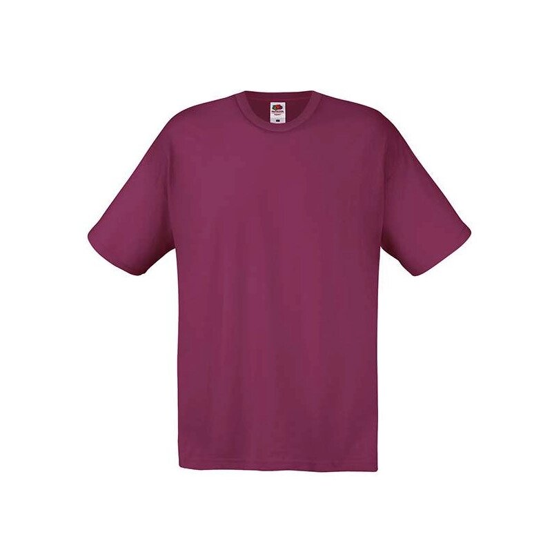 Чоловіча футболка хлопок бордова 082-41 від компанії Інтернет-магазин молодіжного одягу "Bagsmen" - фото 1