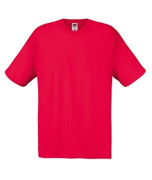 Чоловіча футболка хлопок червона 082-40 від компанії Інтернет-магазин молодіжного одягу "Bagsmen" - фото 1